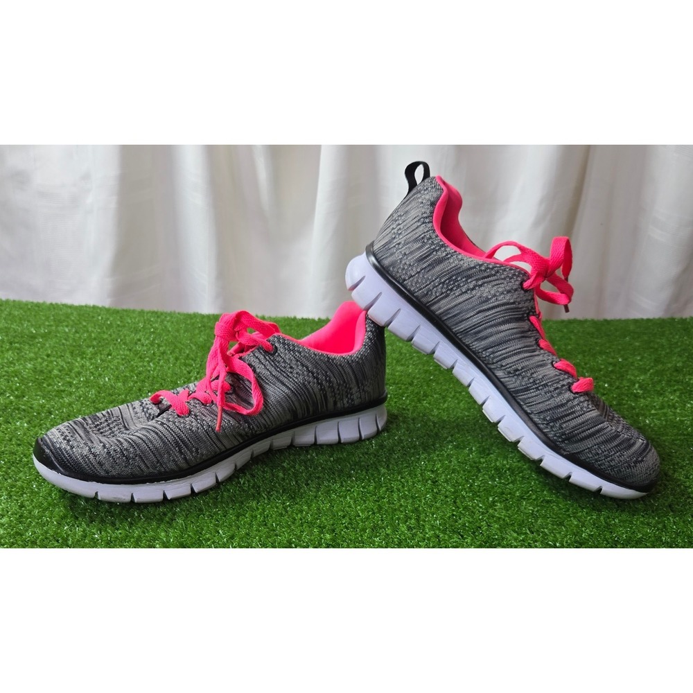 U.S.Polo Assn. Emery-K Sneakers Women's sz 8.5 Black/Gray/Hot Pink